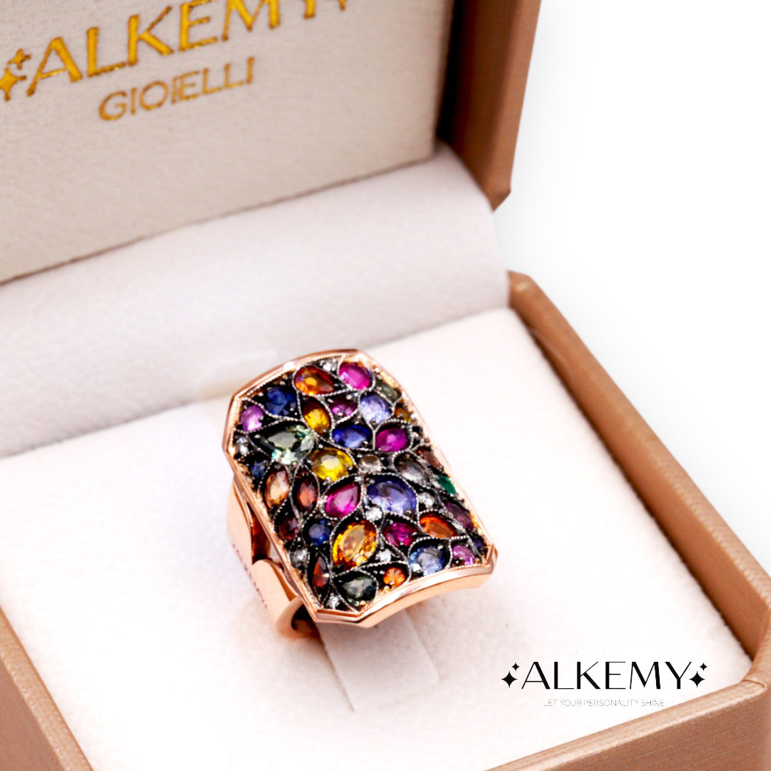 ANELLO "WONDERLAND ALKEMY" BRUNITO