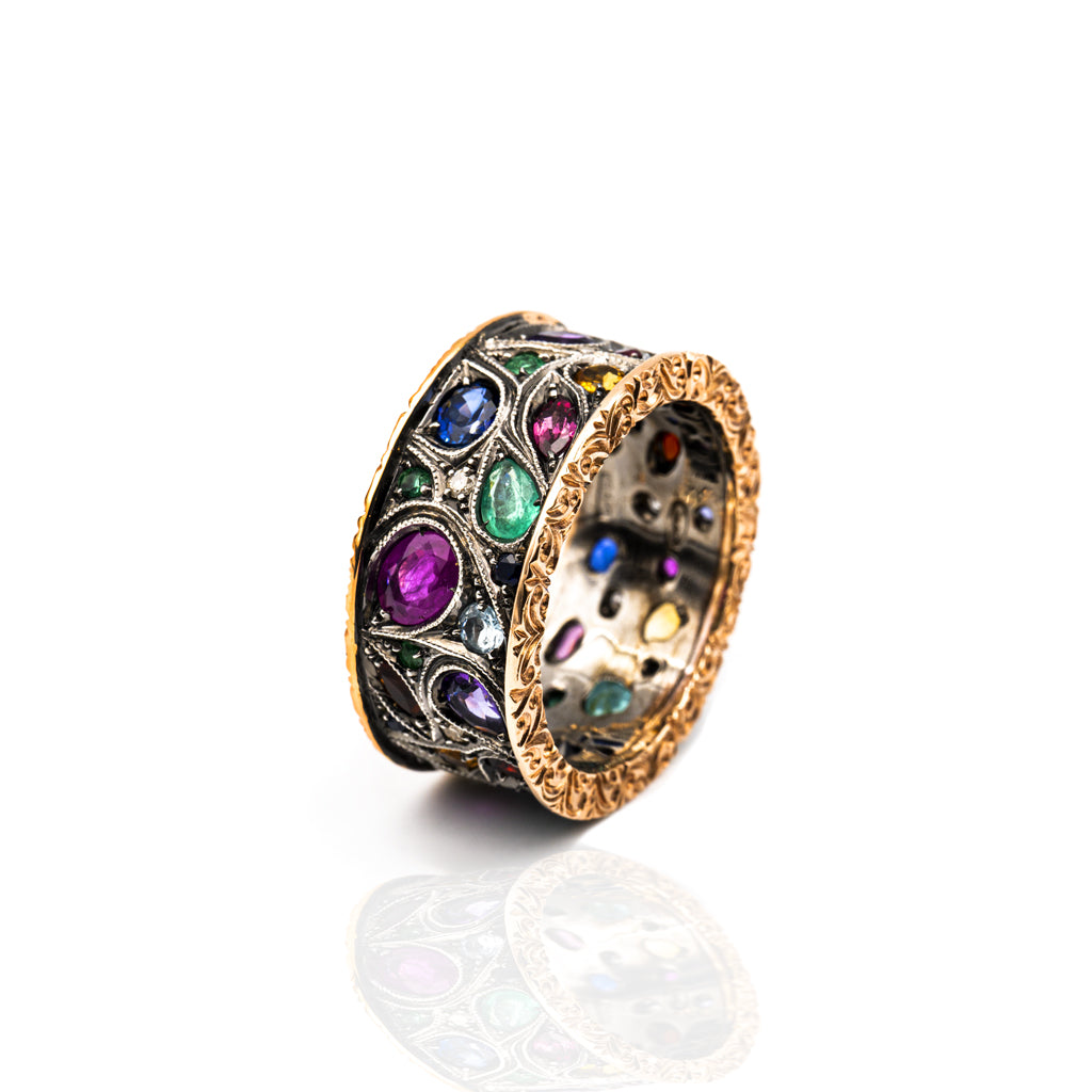 ANELLO "COLORS FASCIA ALKEMY" BRUNITO