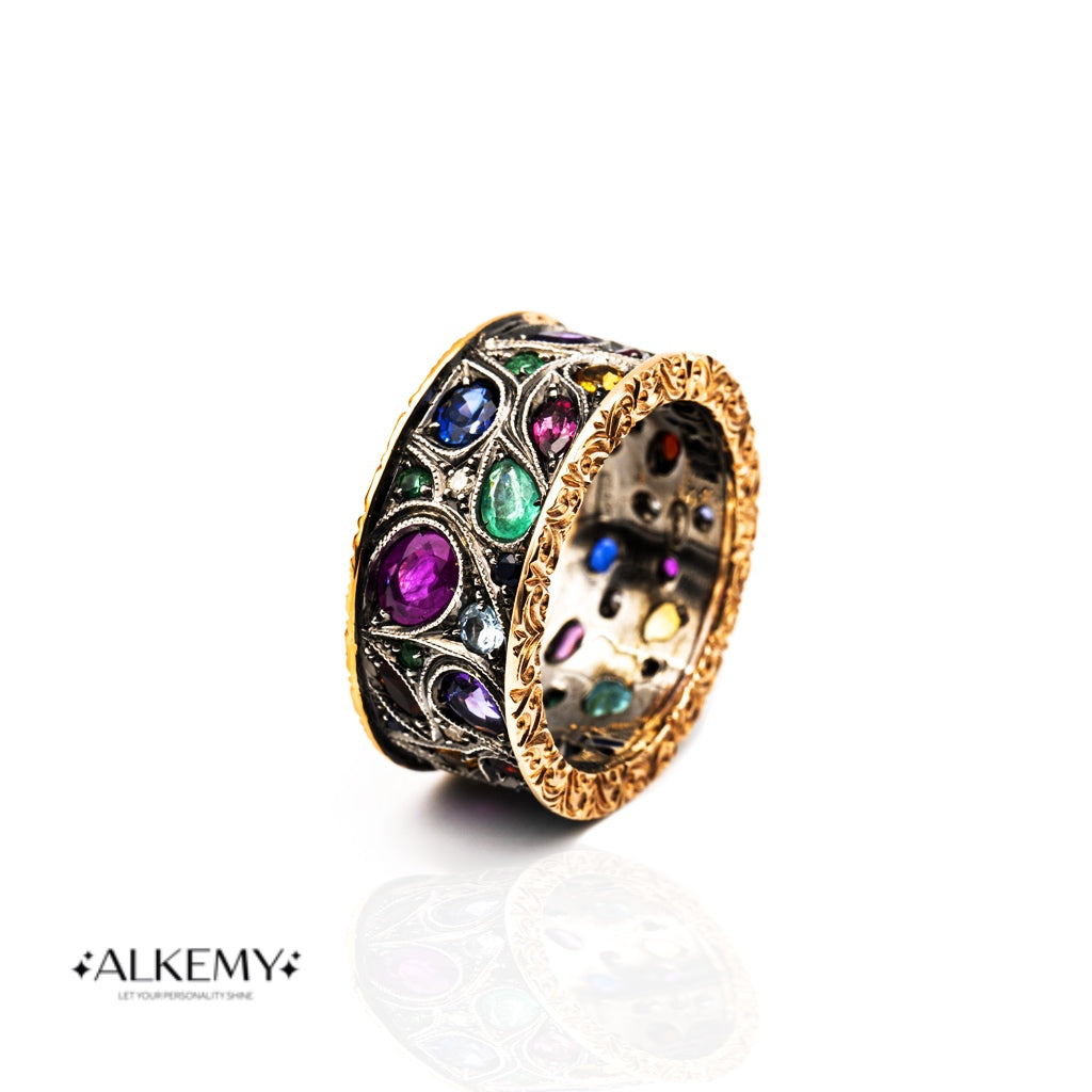 ANELLO "COLORS FASCIA ALKEMY" BRUNITO