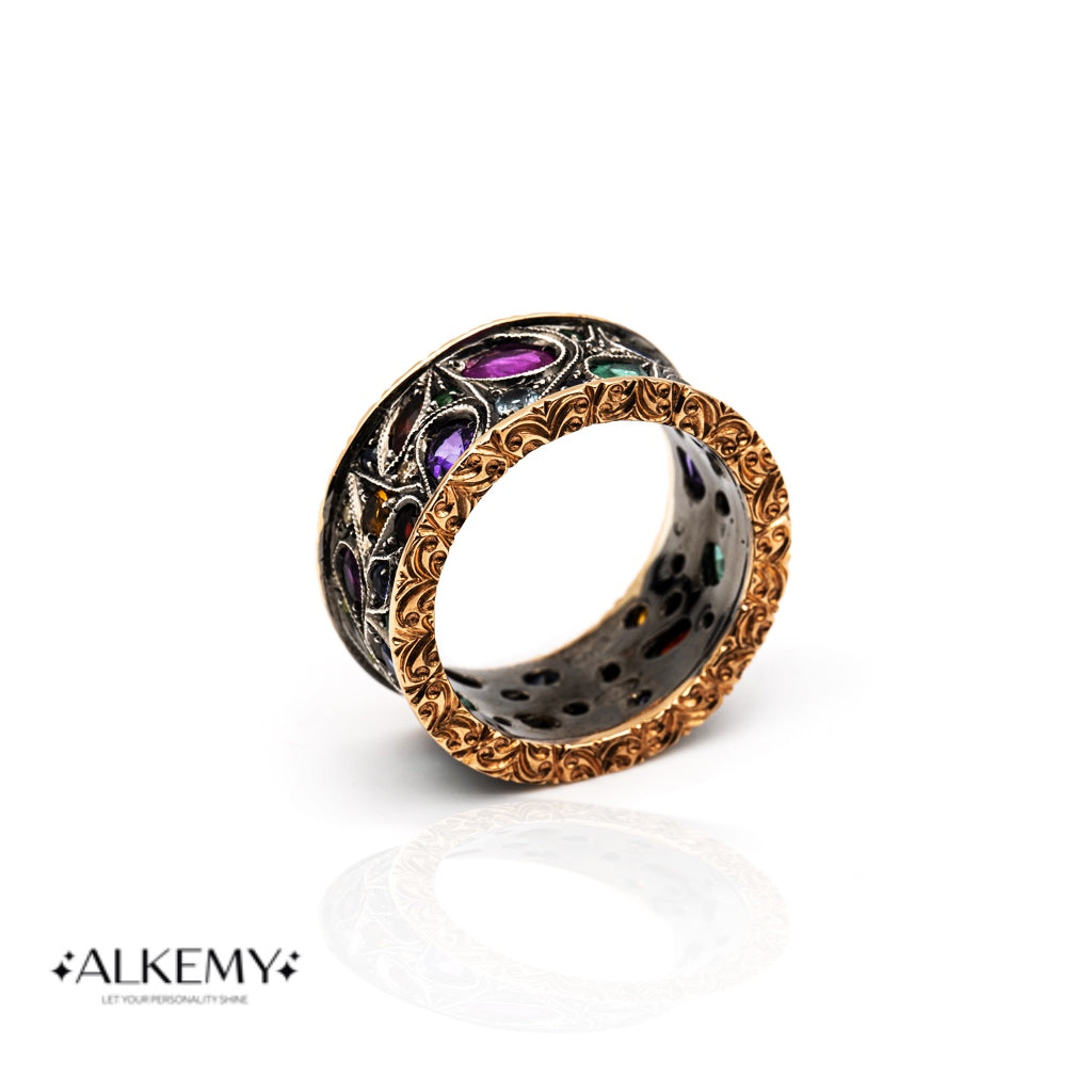 ANELLO "COLORS FASCIA ALKEMY" BRUNITO