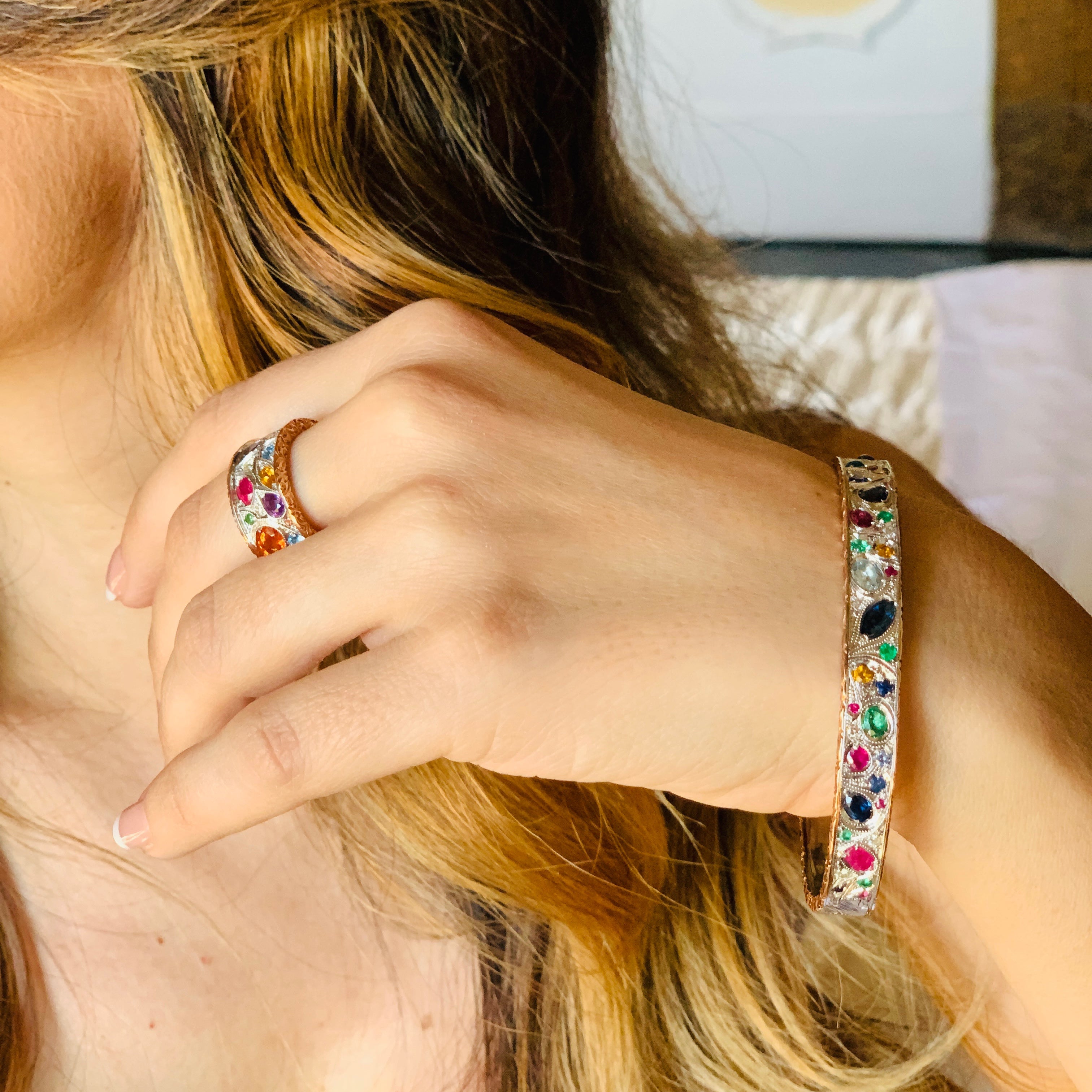 ANELLO "COLORS FASCIA ALKEMY" BRUNITO