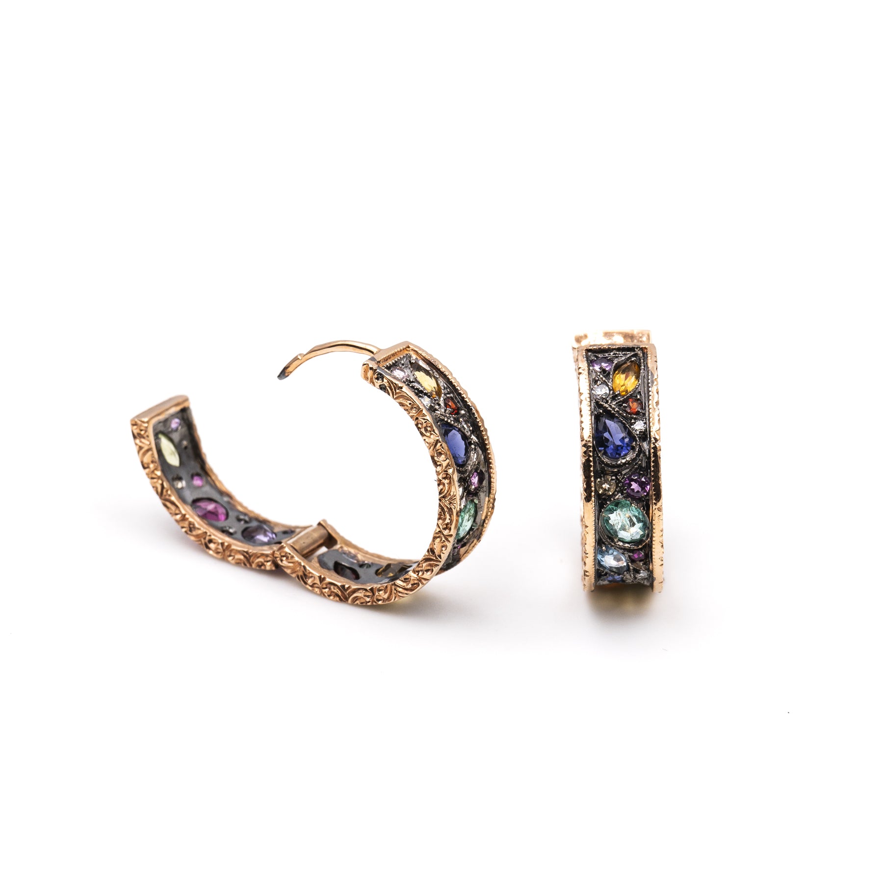 Orecchini "Color Alkemy" Brunito